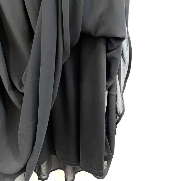 Miss May black formal maxi gown sleeveless lace sequins 1XL - Picture 8 of 12